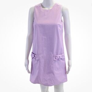 Amanda Uprichard Mini Shift Dress with Bow Detail Pockets